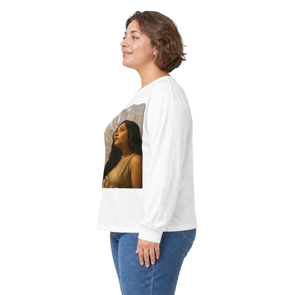 Long Sleeve Tee — "We Will Be Home" Portrait Graphic