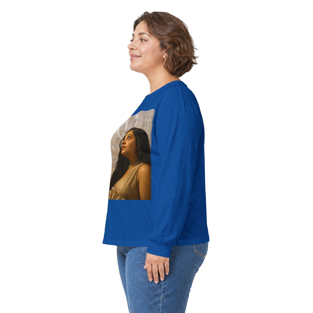 Long Sleeve Tee — "We Will Be Home" Portrait Graphic