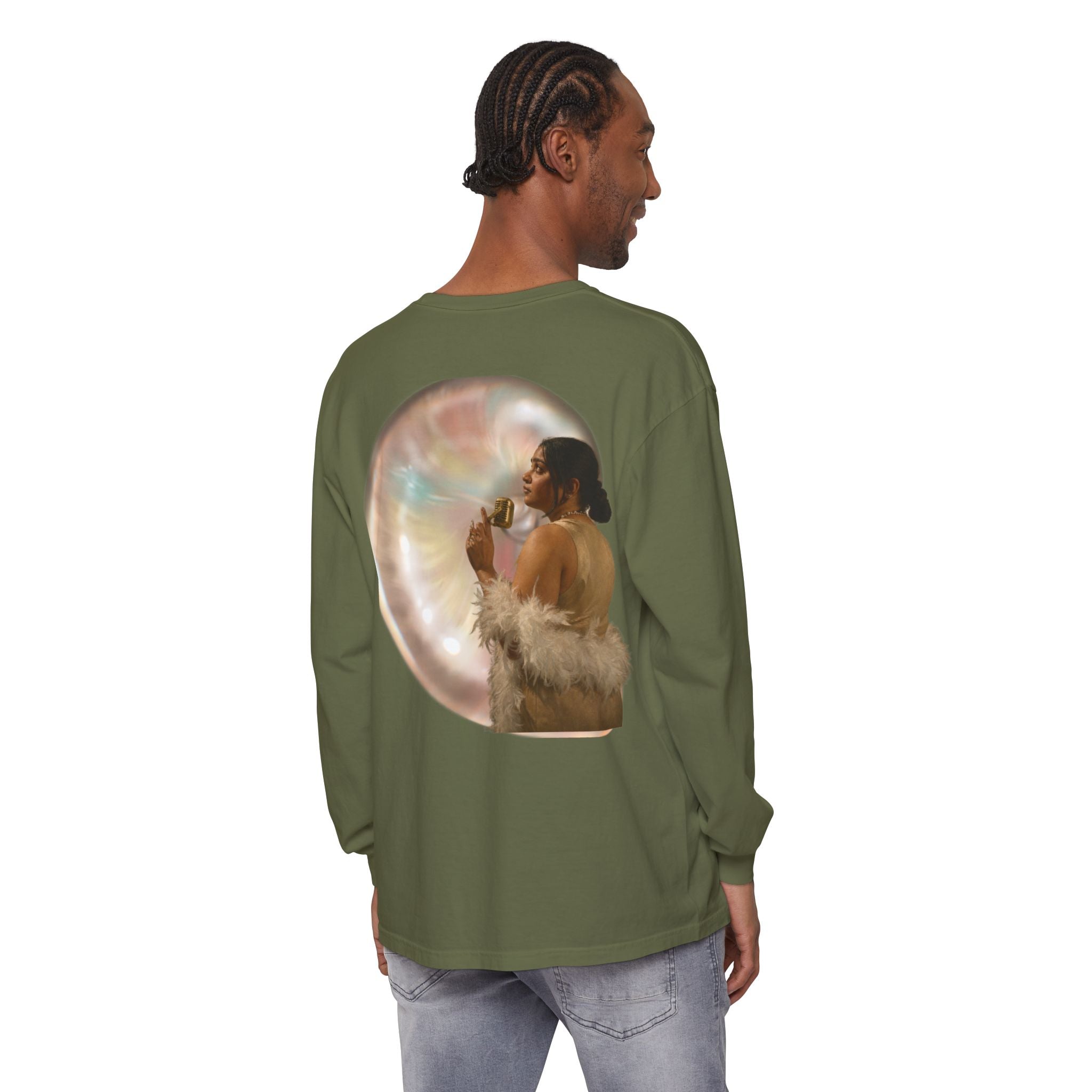 Unisex Garment-dyed Long Sleeve T-Shirt
