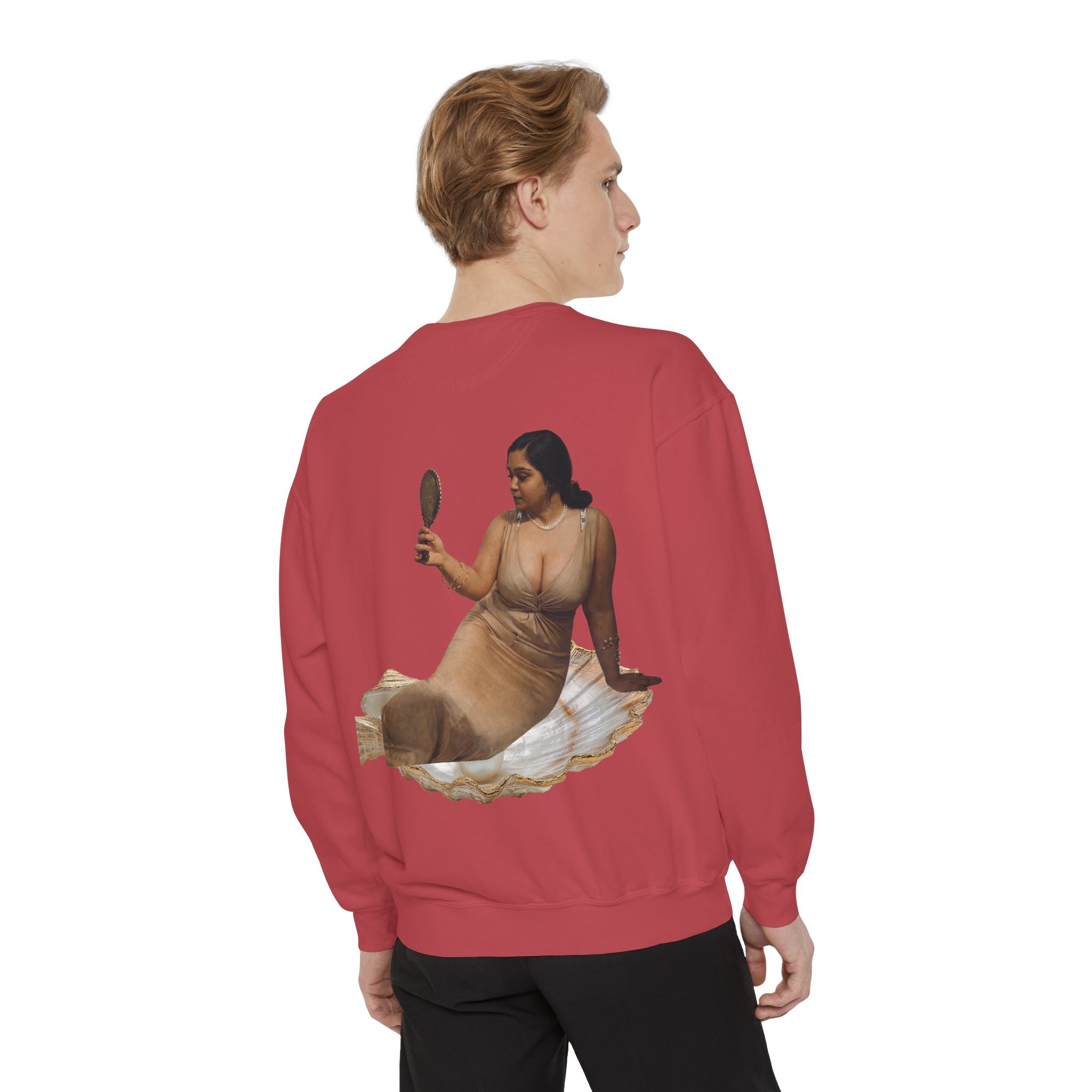 Sweatshirt — Vintage Muse Art Portrait Pullover