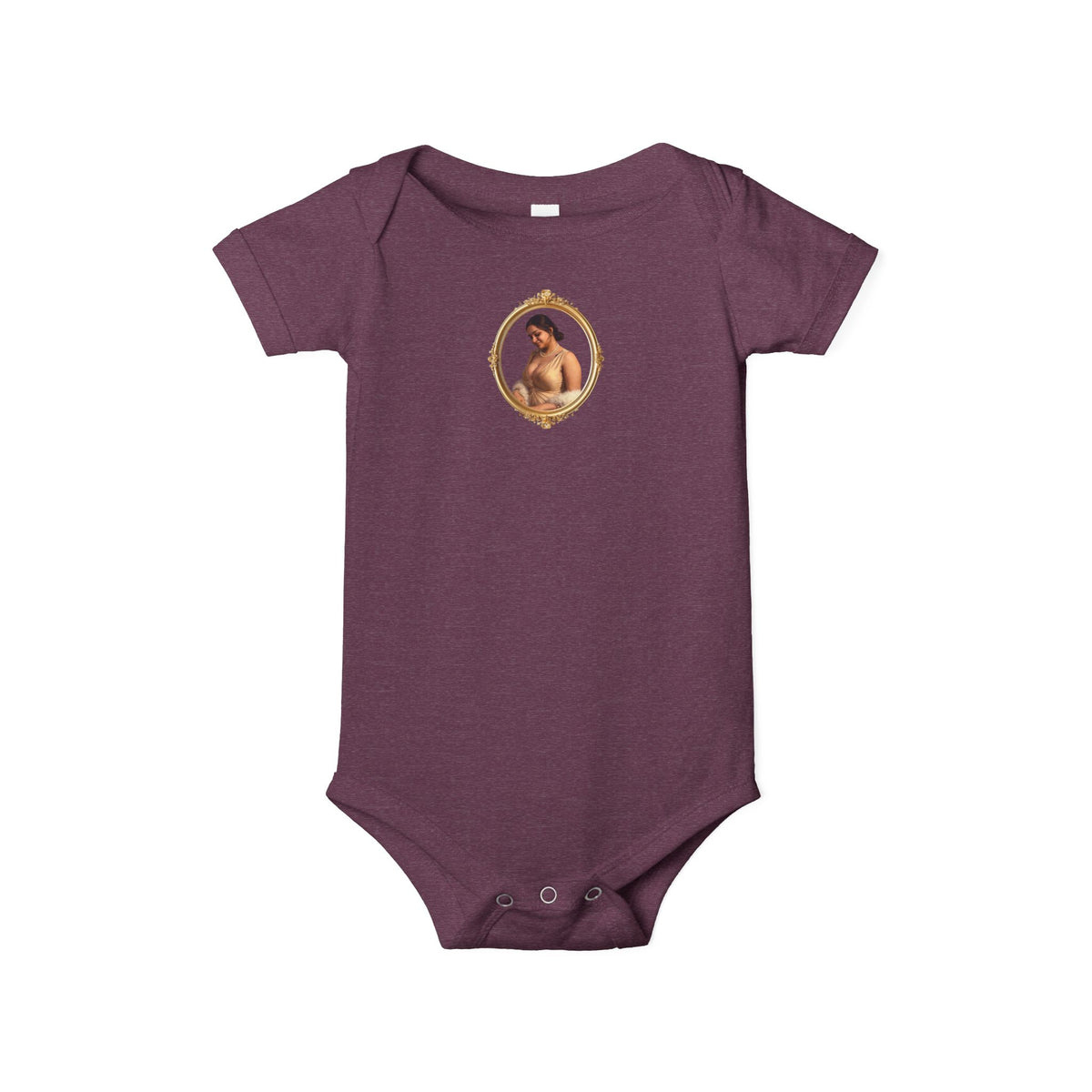 Drashti Infant Onesie with Vintage Cherub Portrait – Baby Bodysuit