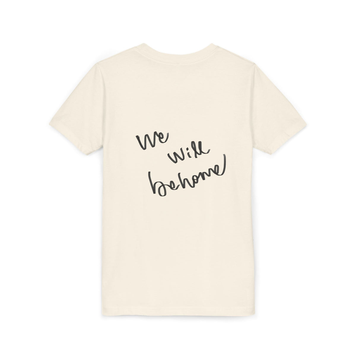 Drashti Youth Tee — Vintage Graphic with “We Will Be Home” Back Text