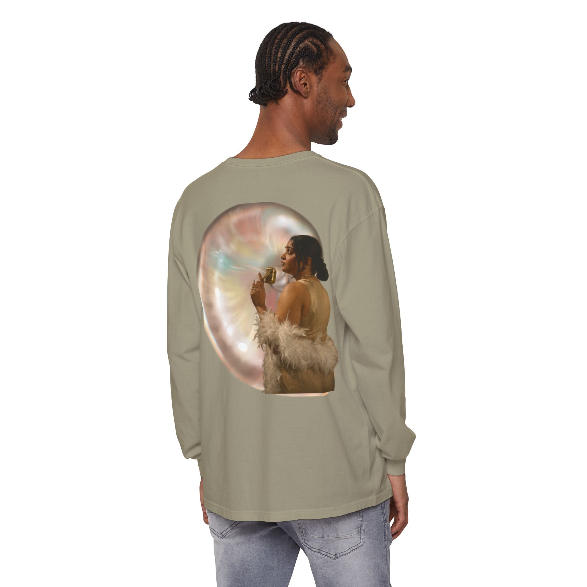 Unisex Garment-dyed Long Sleeve T-Shirt