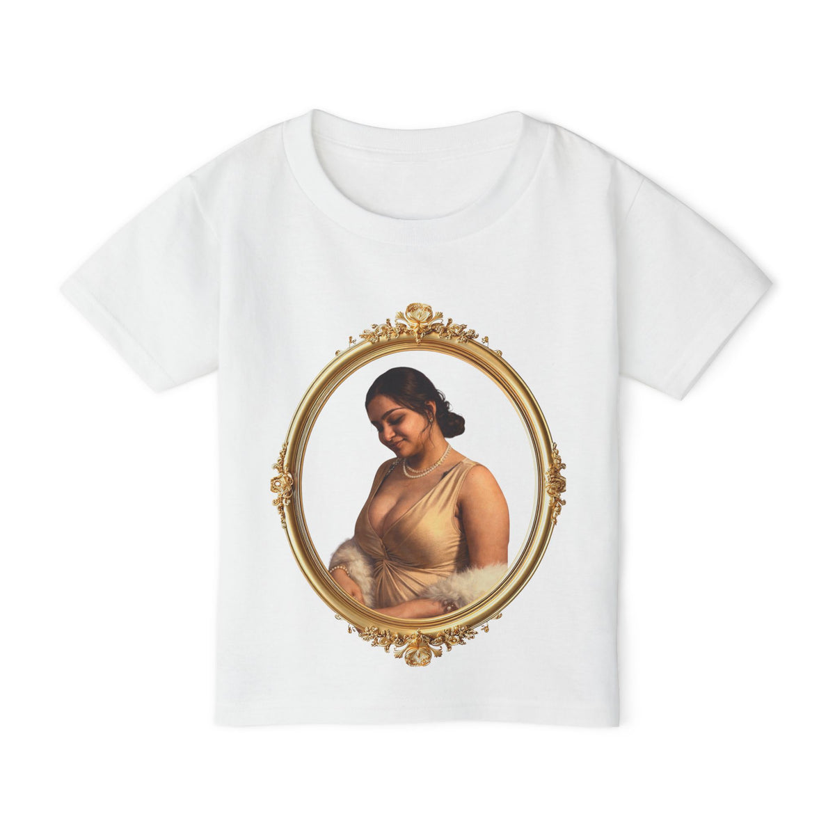 Drashti T-Shirt for Toddlers — Framed Vintage Portrait Print