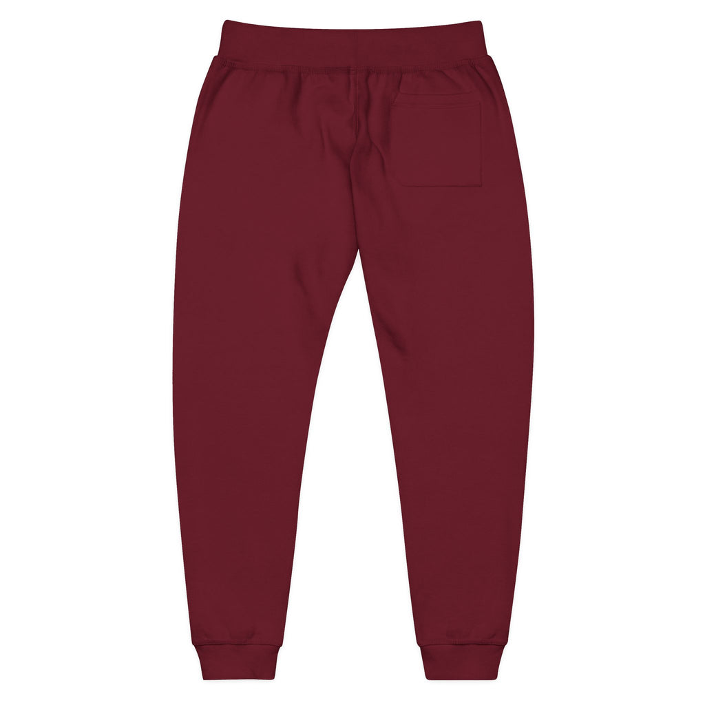 Embroidered Golden Lion Joggers — Cozy Fleece Sweatpants