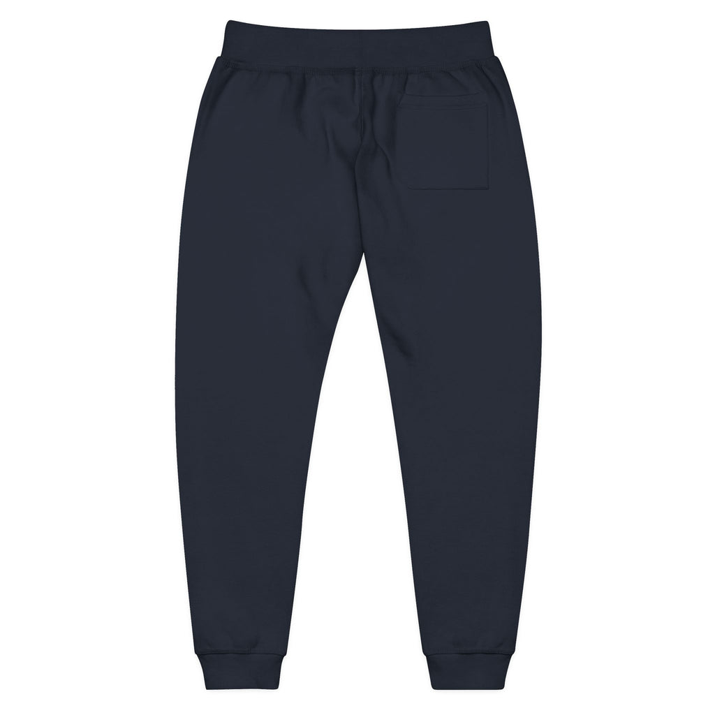 Embroidered Golden Lion Joggers — Cozy Fleece Sweatpants