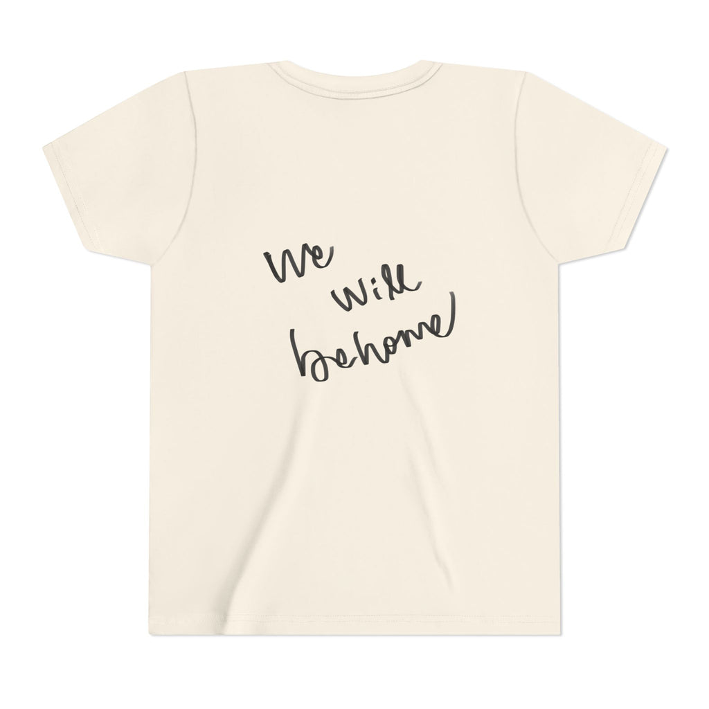 Drashti Youth Tee — Vintage Graphic with “We Will Be Home” Back Text