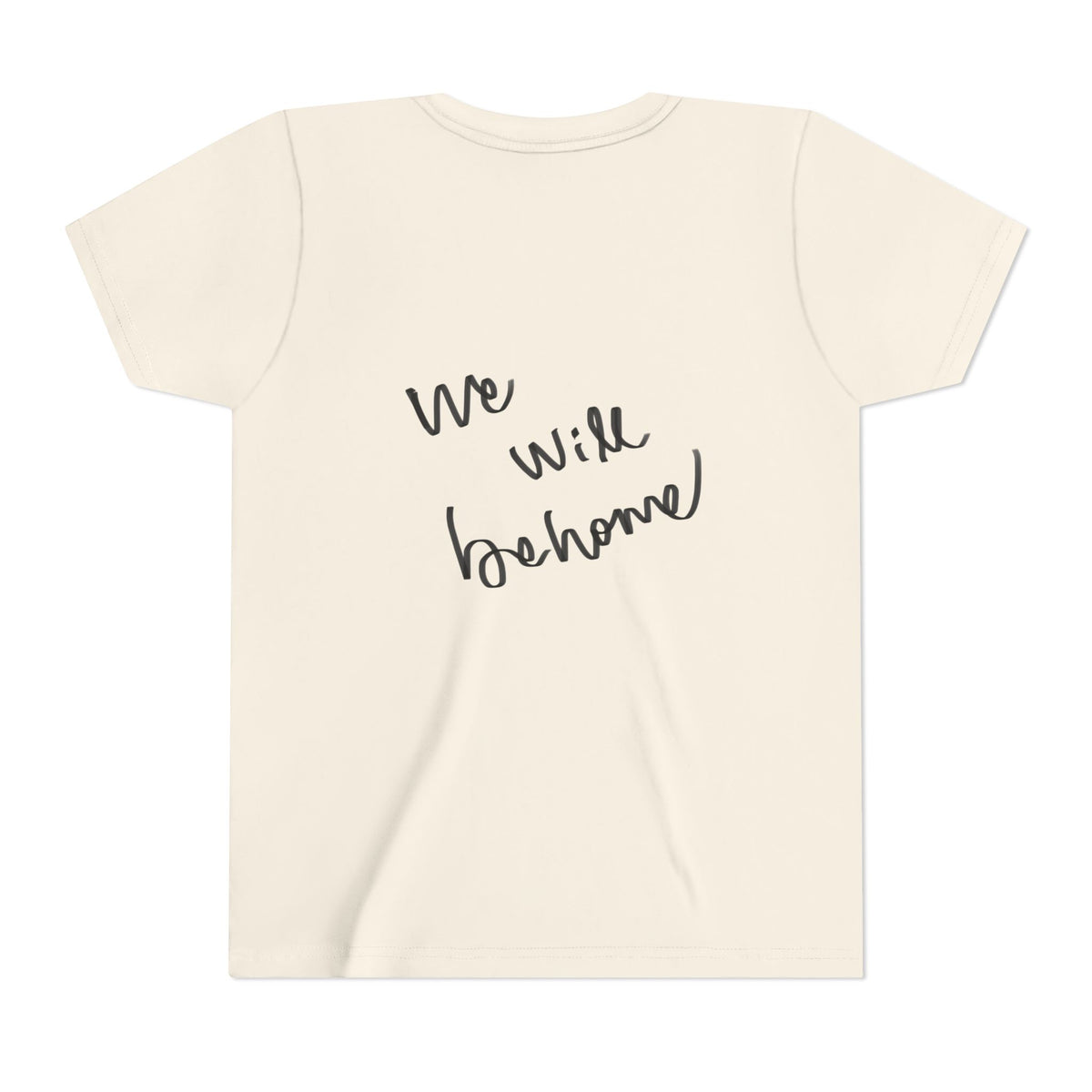 Drashti Youth Tee — Vintage Graphic with “We Will Be Home” Back Text