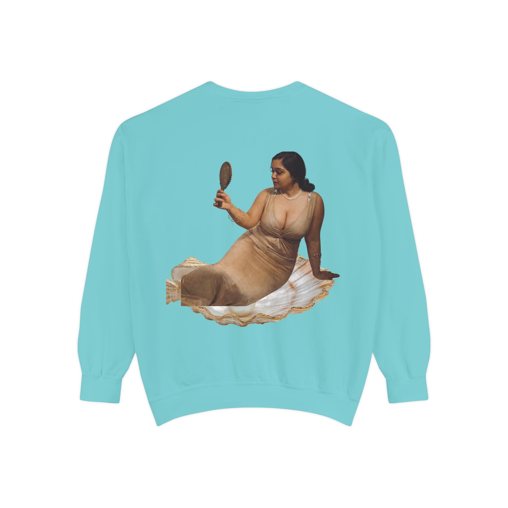 Sweatshirt — Vintage Muse Art Portrait Pullover