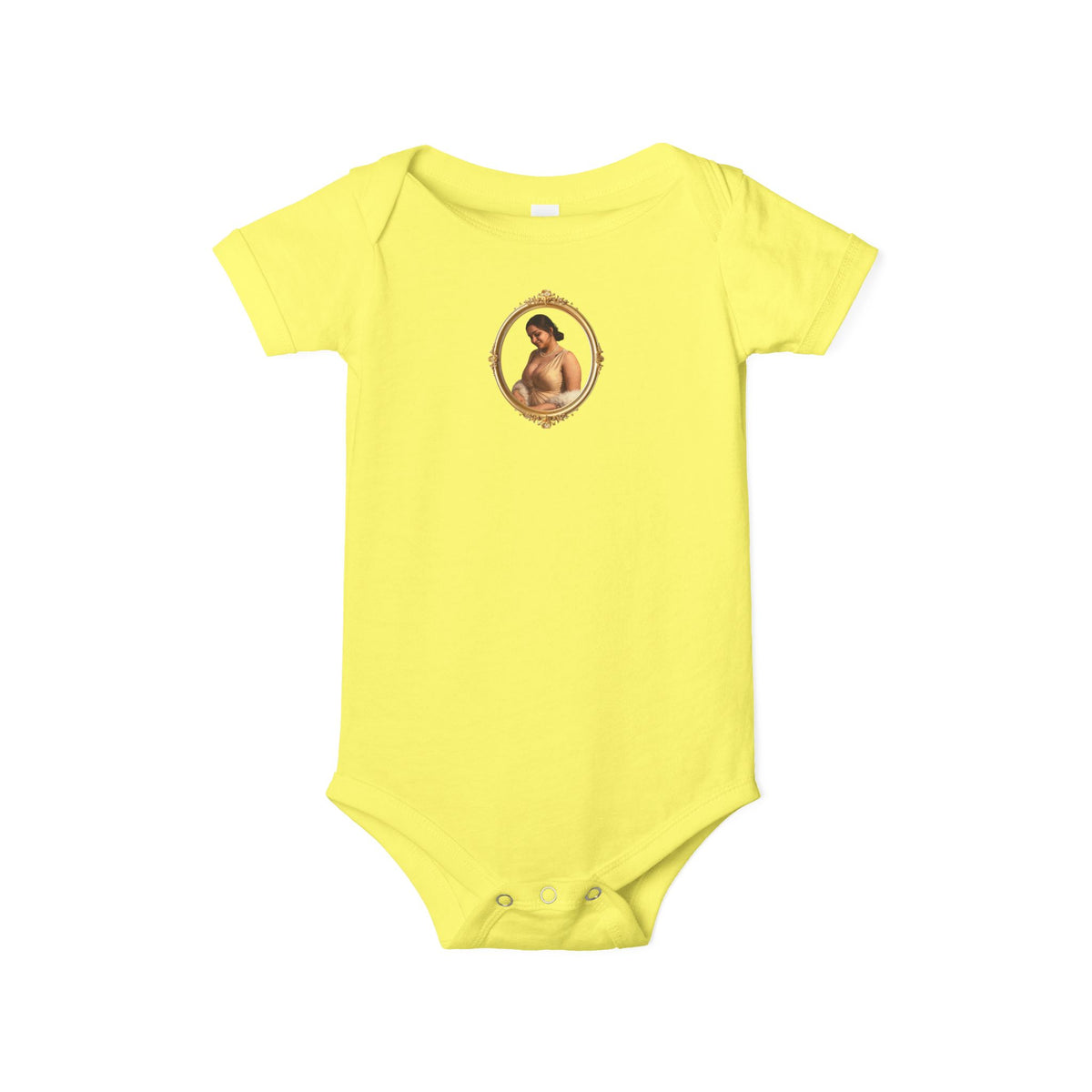 Drashti Infant Onesie with Vintage Cherub Portrait – Baby Bodysuit