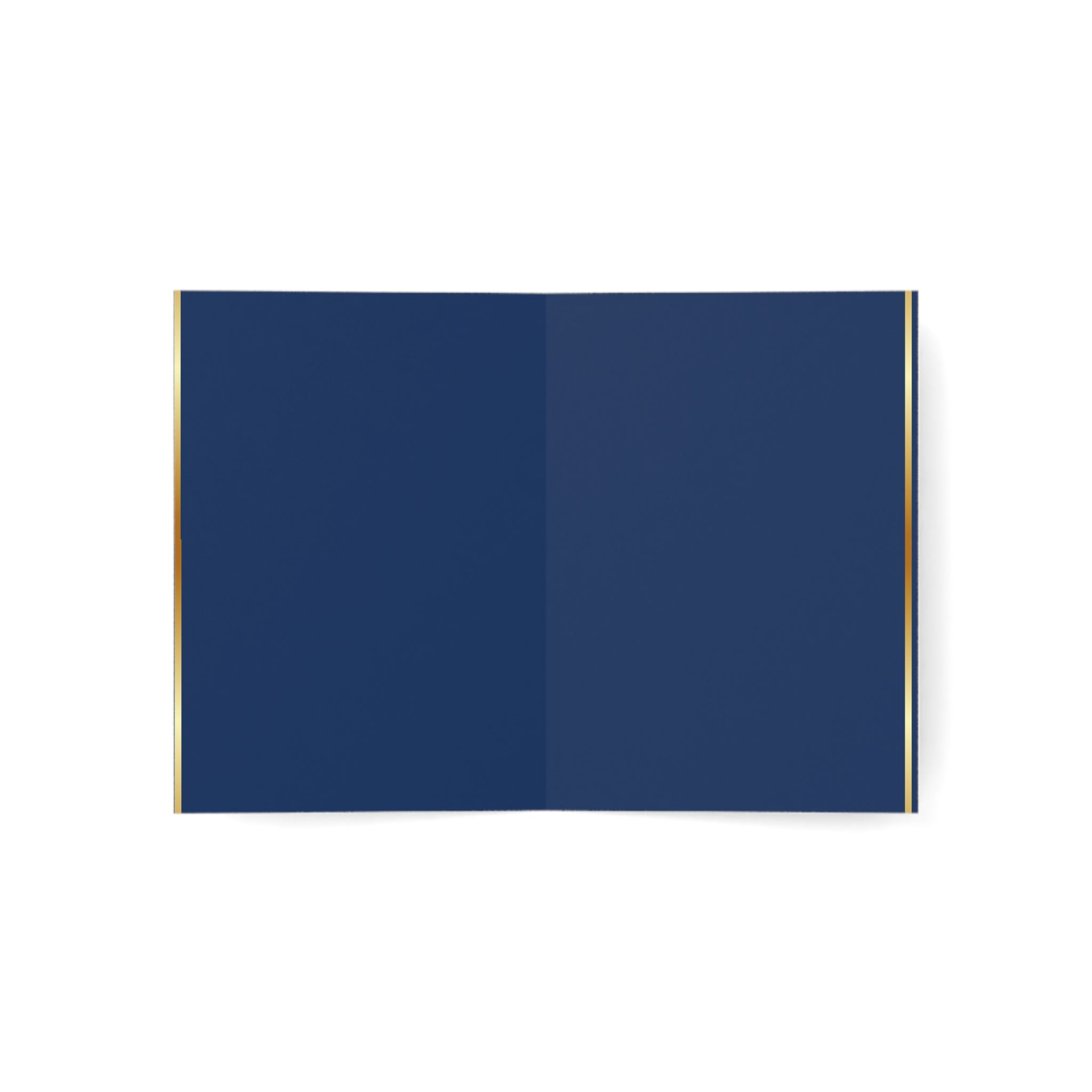 Elegant Pearl & Navy Floral Greeting Cards — Pack of 1/10/30/50