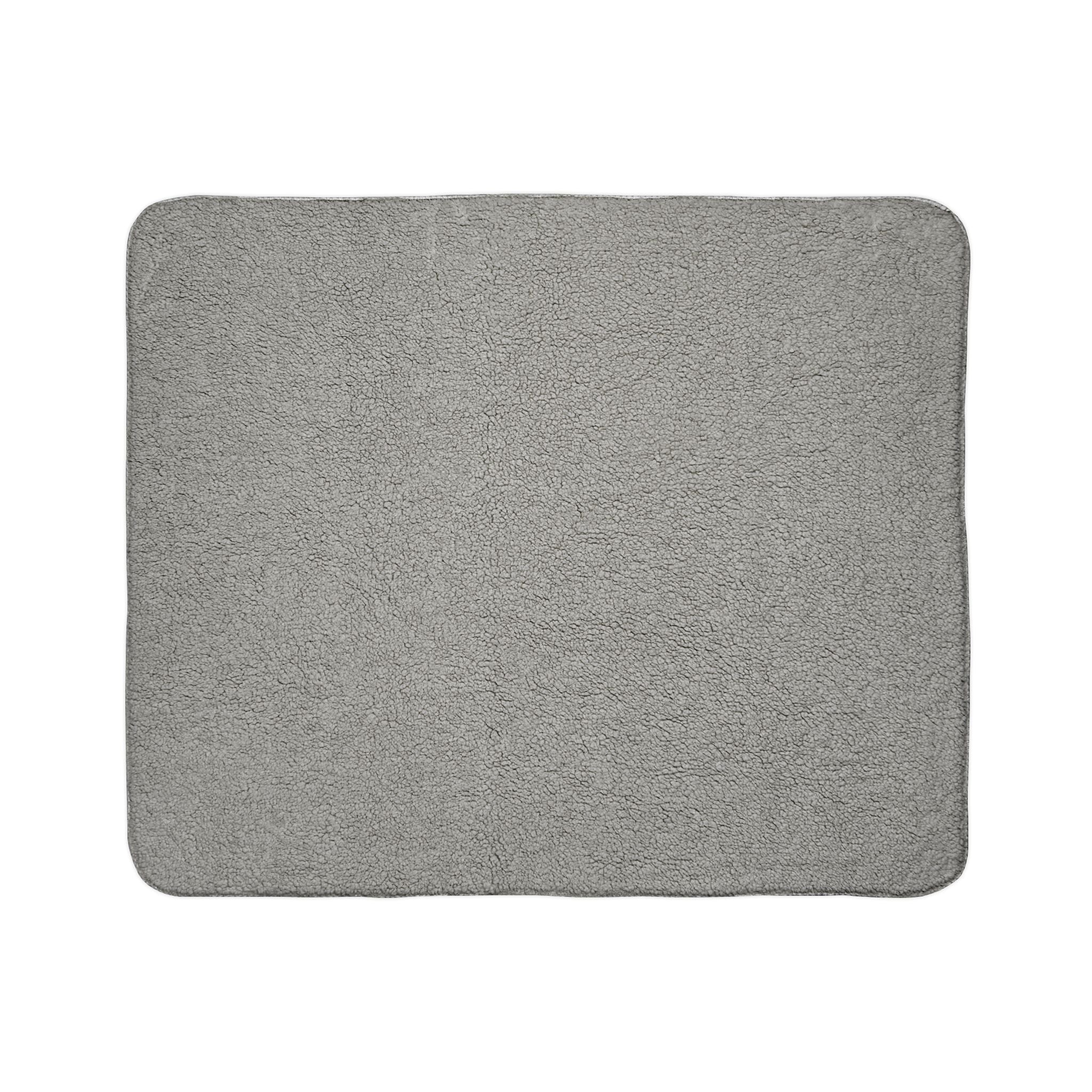 Vintage Ornate Mirror Fleece Blanket — Glam Portrait Sherpa Throw