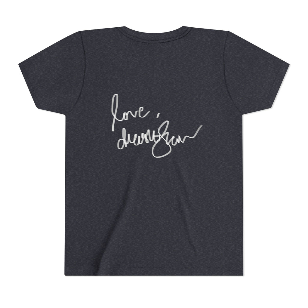 Drashti Youth Tee — Vintage Graphic with “We Will Be Home” Back Text