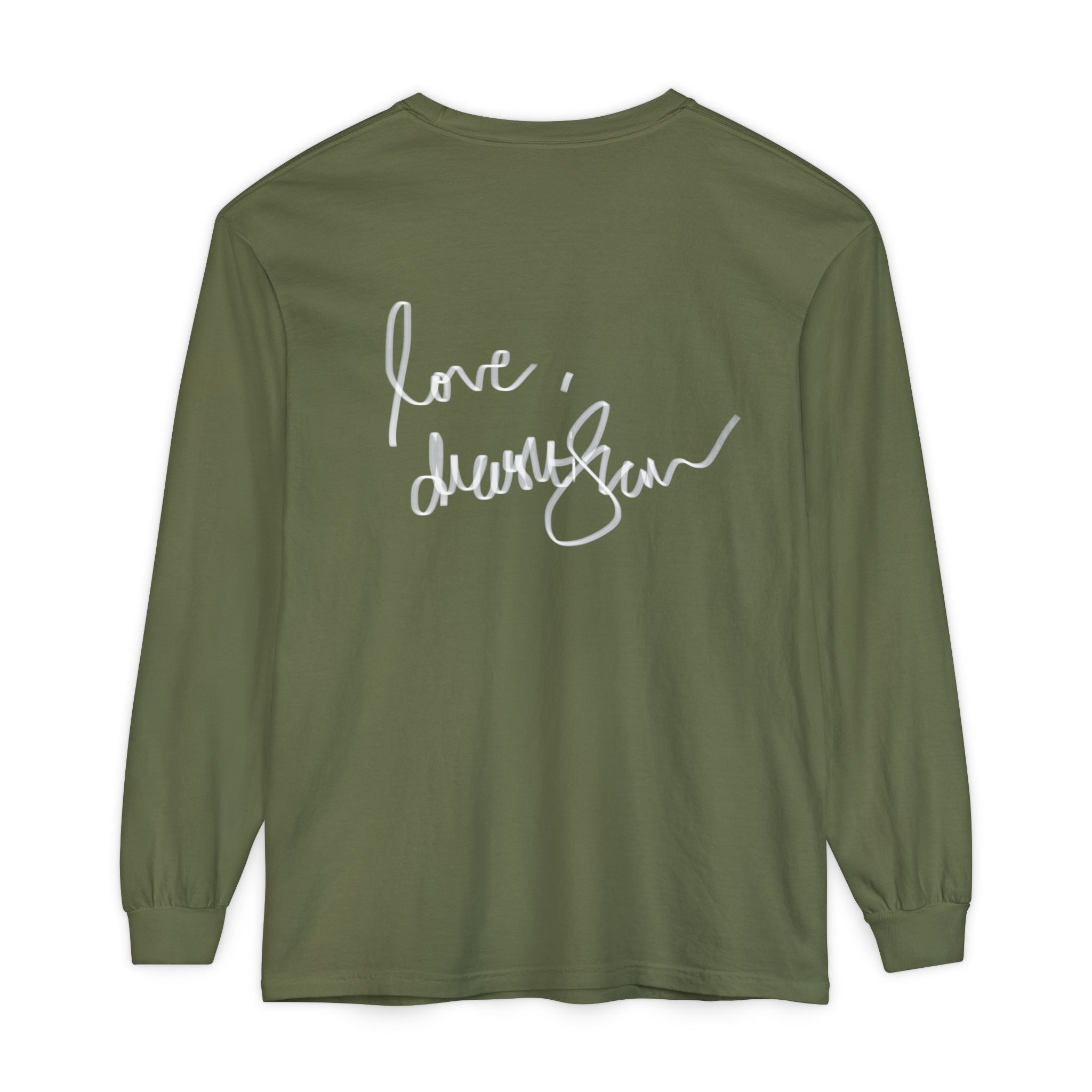 We Will Be Home Long Sleeve Tee — Floral Vintage Portrait Graphic