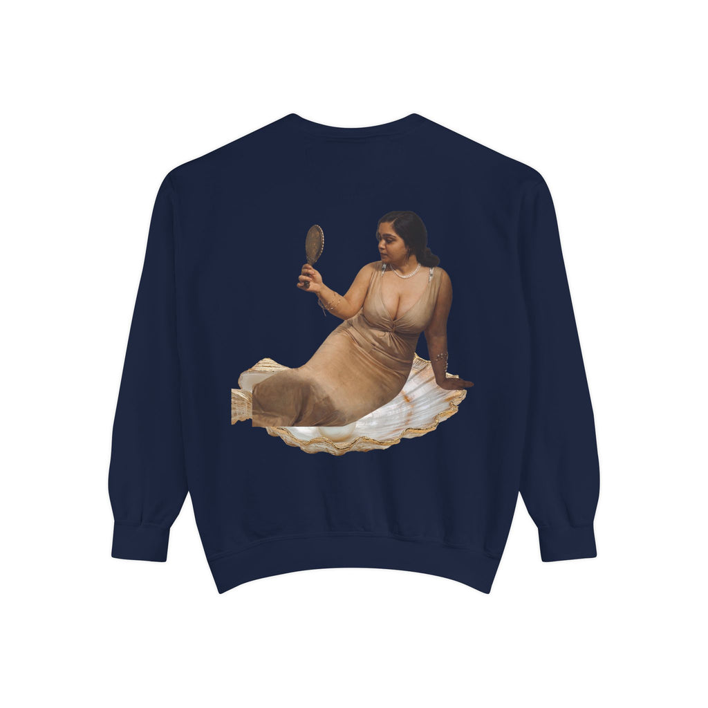 Sweatshirt — Vintage Muse Art Portrait Pullover