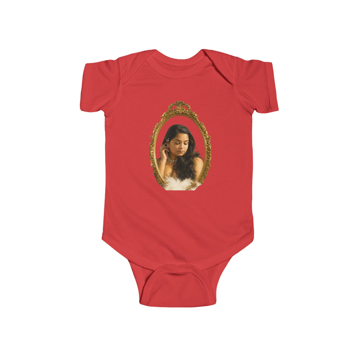 WWBH Bodysuit with Vintage Gold Frame Portrait for Toddlers