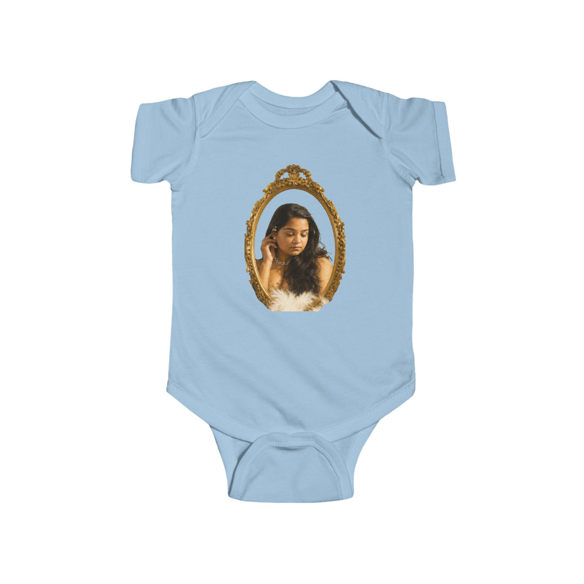 WWBH Bodysuit with Vintage Gold Frame Portrait for Toddlers