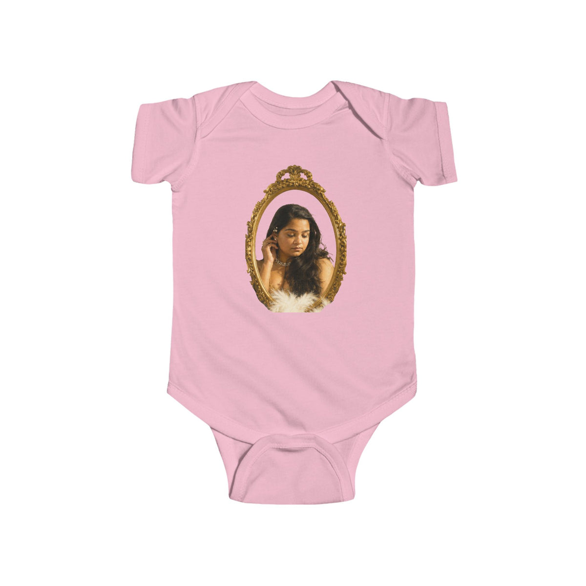 WWBH Bodysuit with Vintage Gold Frame Portrait for Toddlers