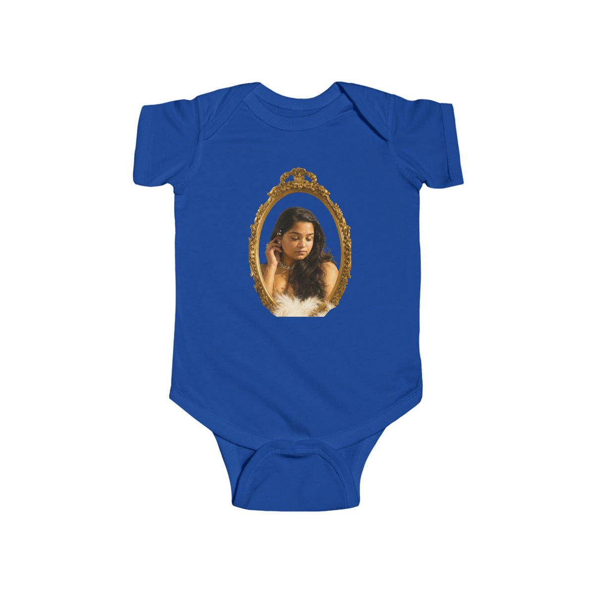 WWBH Bodysuit with Vintage Gold Frame Portrait for Toddlers
