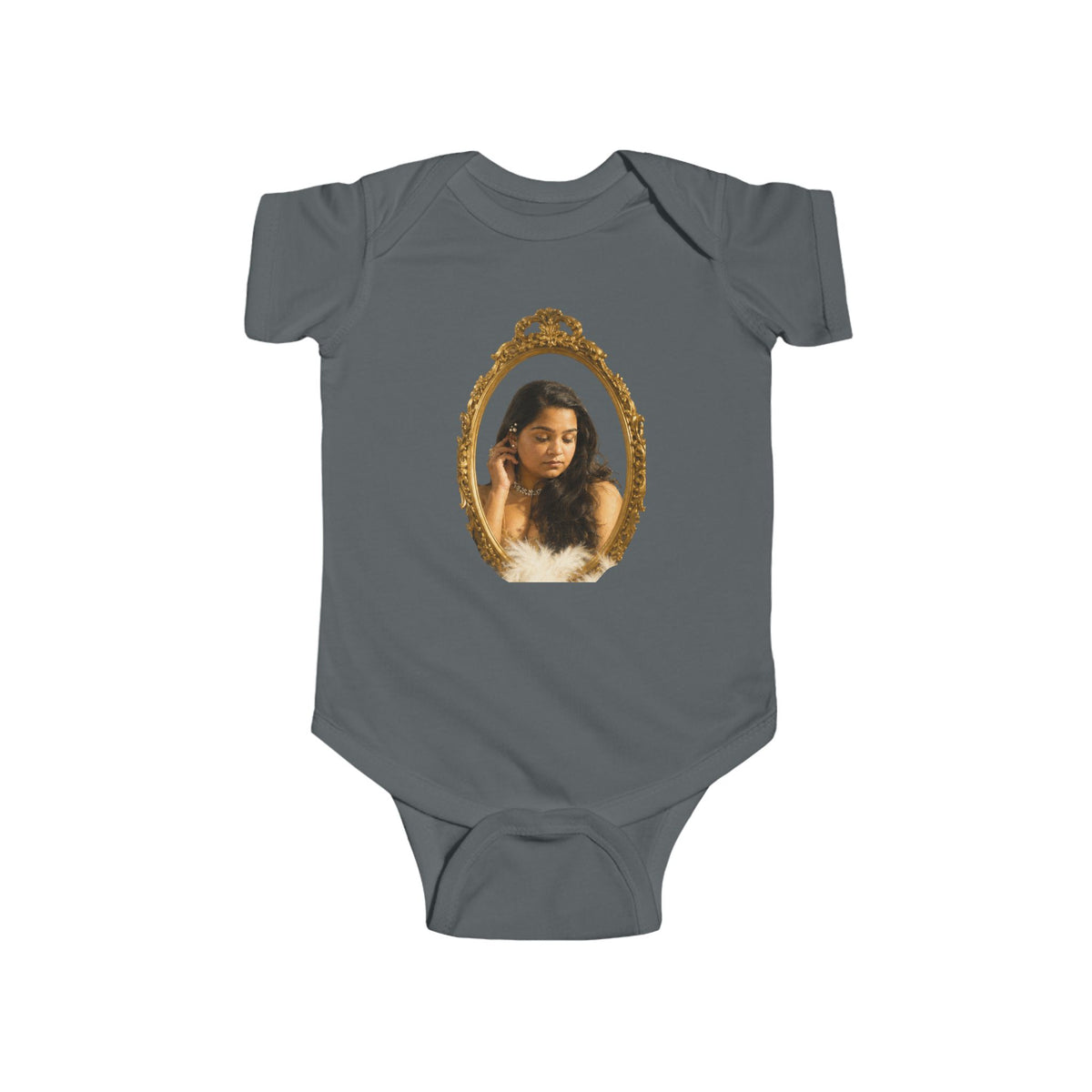 WWBH Bodysuit with Vintage Gold Frame Portrait for Toddlers
