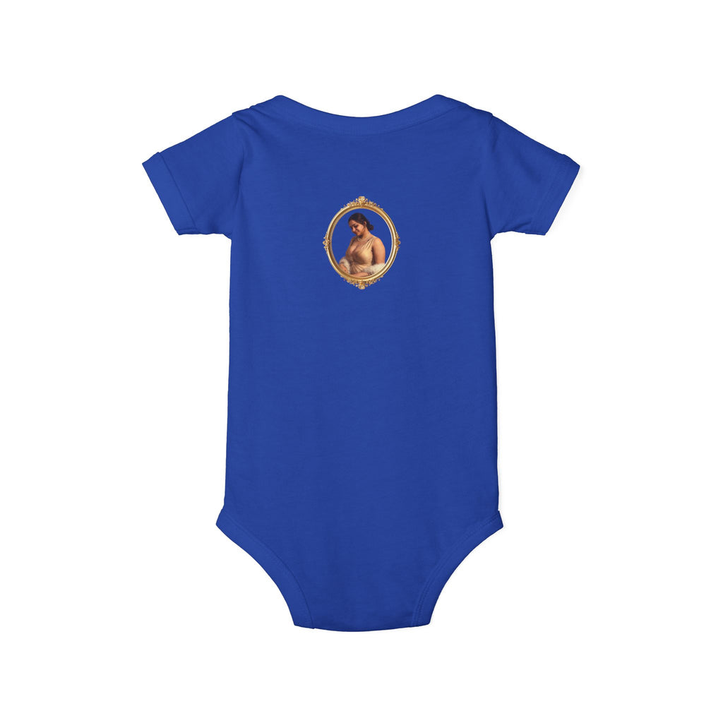 Infant Onesie with Vintage Cherub Portrait – Baby Bodysuit