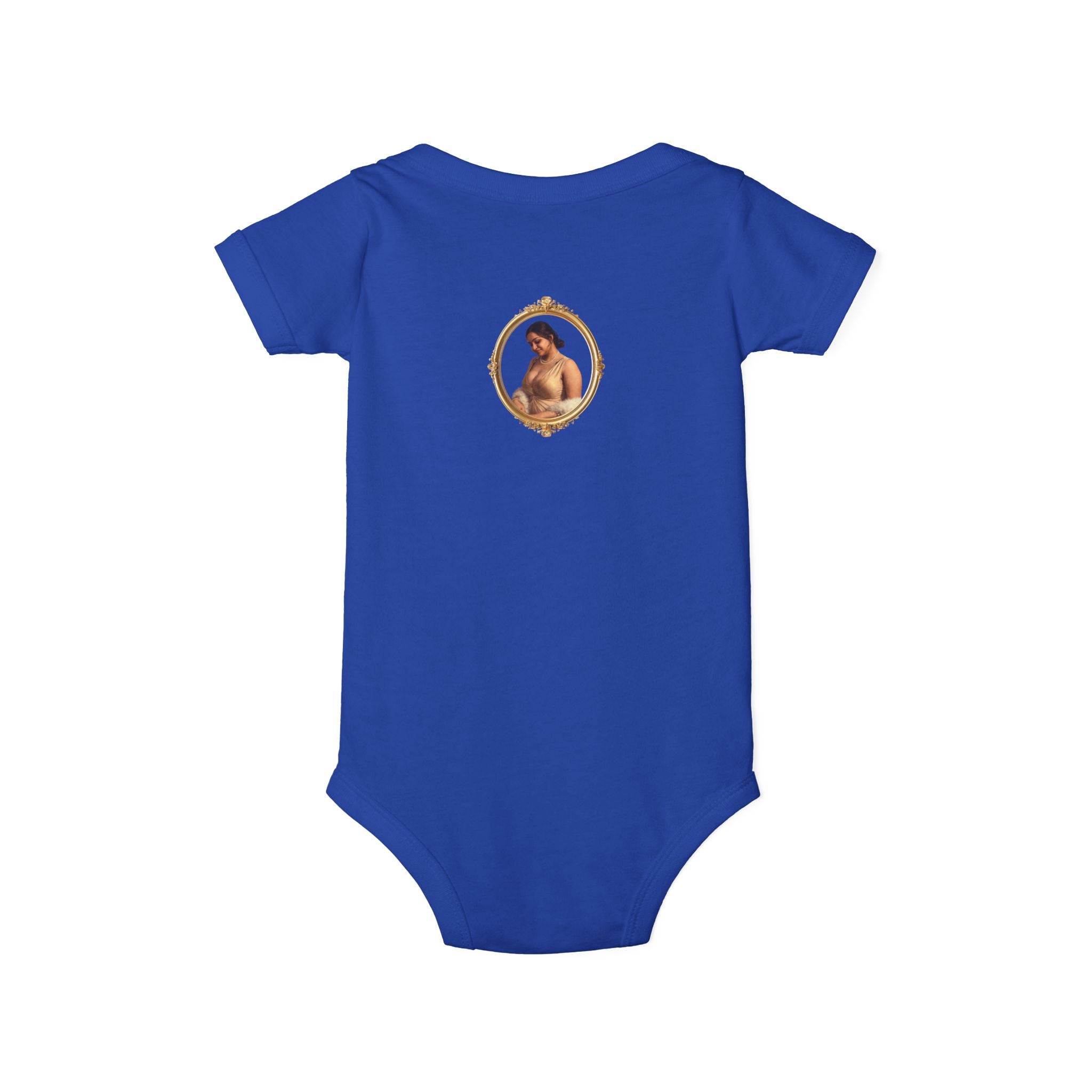 Infant Onesie with Vintage Cherub Portrait – Baby Bodysuit