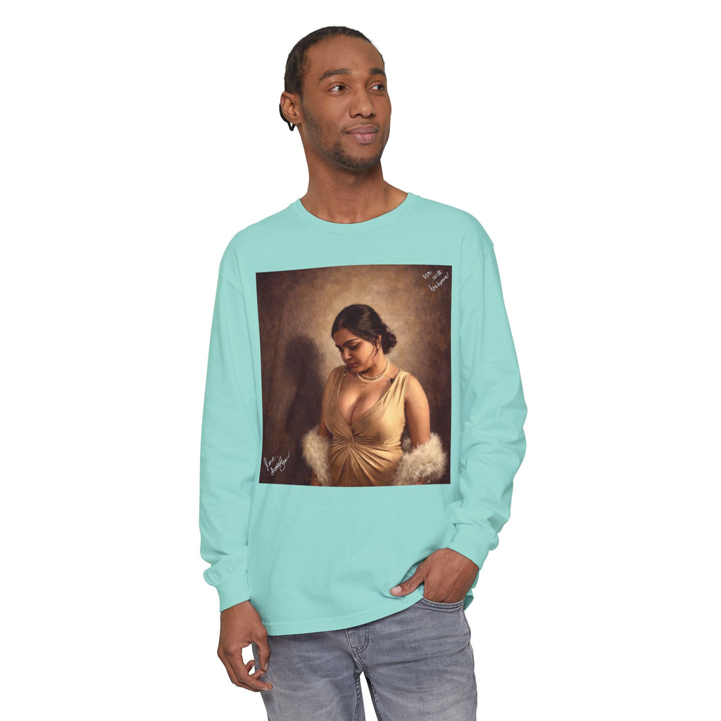 Unisex Garment-dyed Long Sleeve T-Shirt
