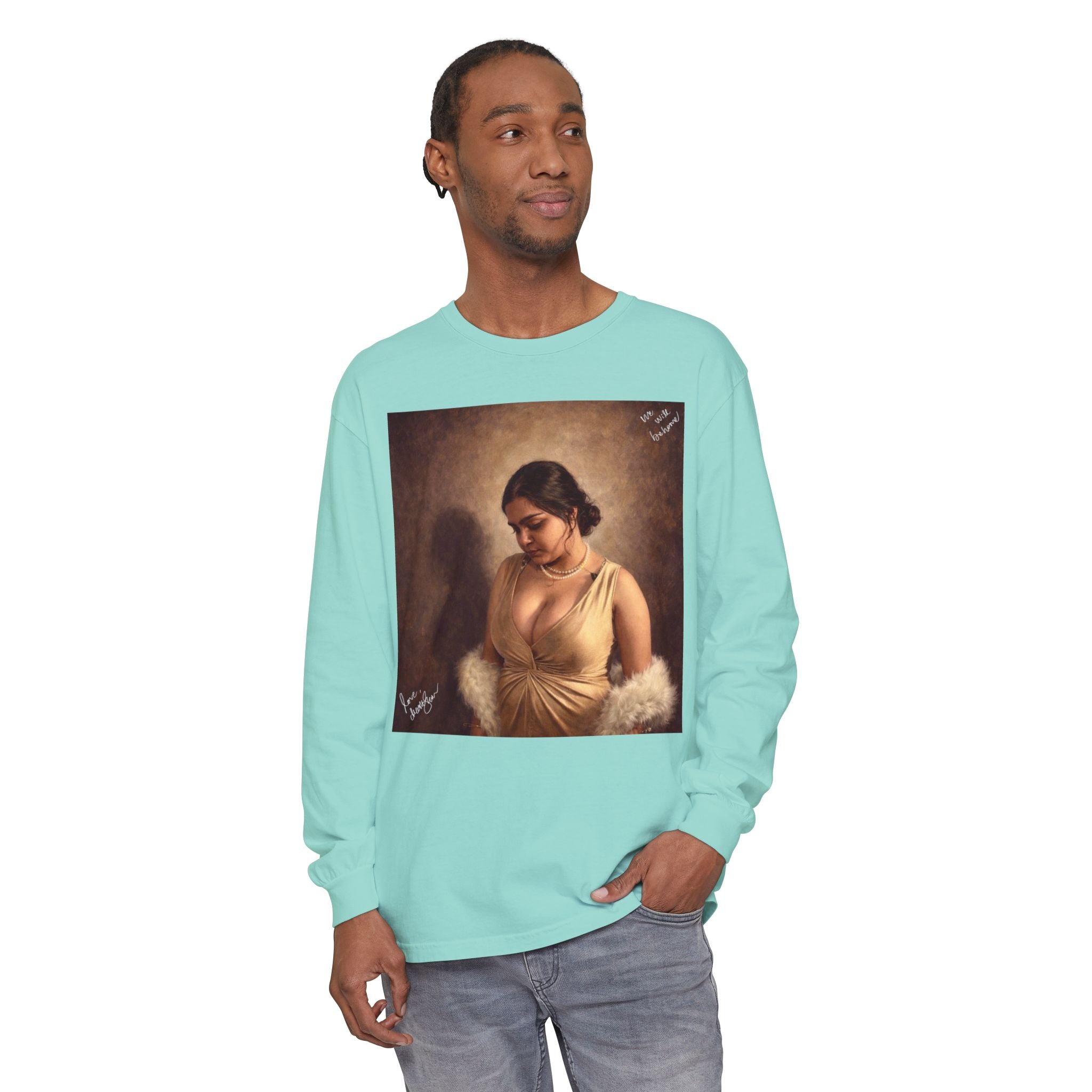 Unisex Garment-dyed Long Sleeve T-Shirt