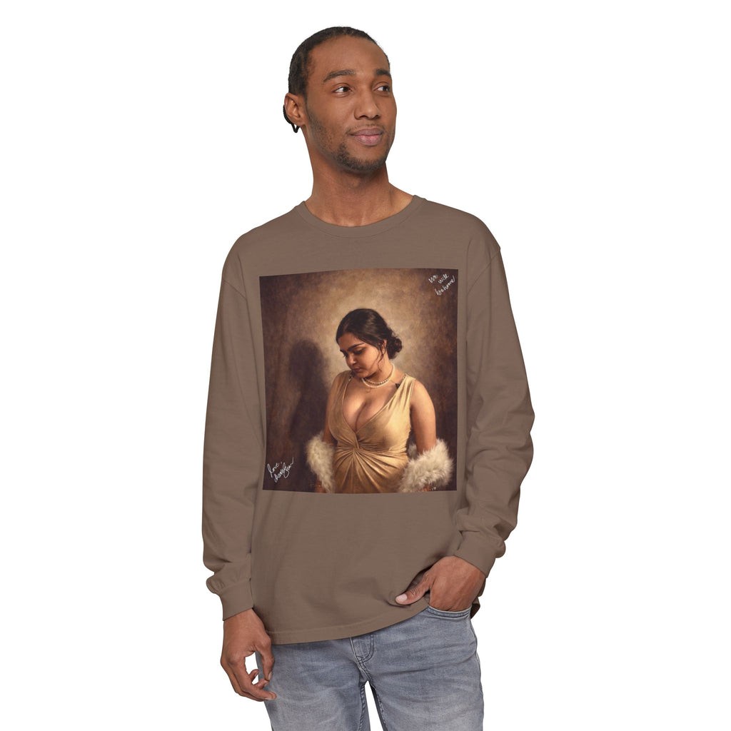 Unisex Garment-dyed Long Sleeve T-Shirt