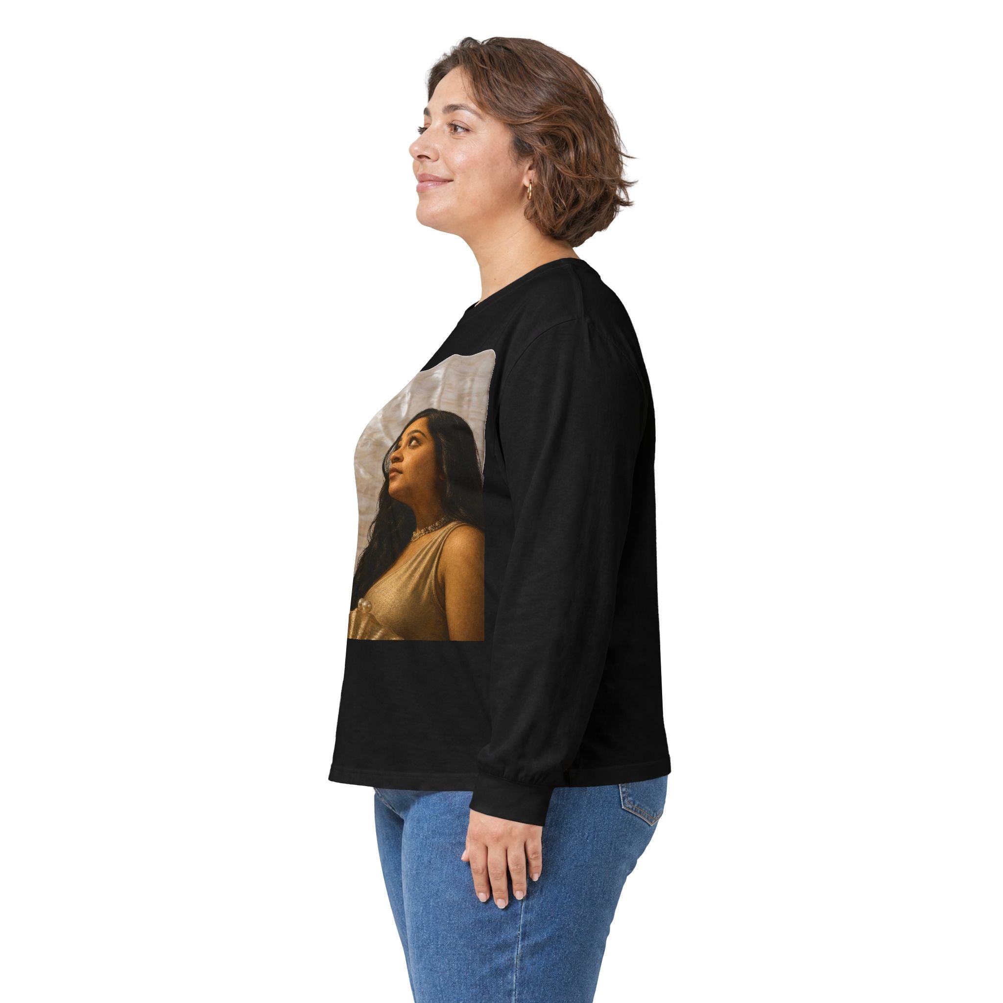 Long Sleeve Tee — "We Will Be Home" Portrait Graphic