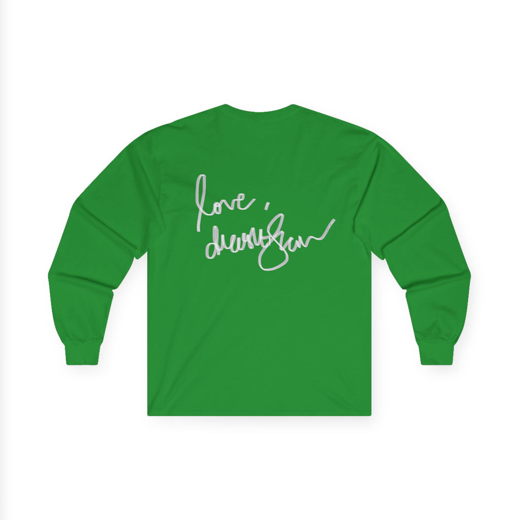 Long Sleeve Tee — "We Will Be Home" Portrait Graphic