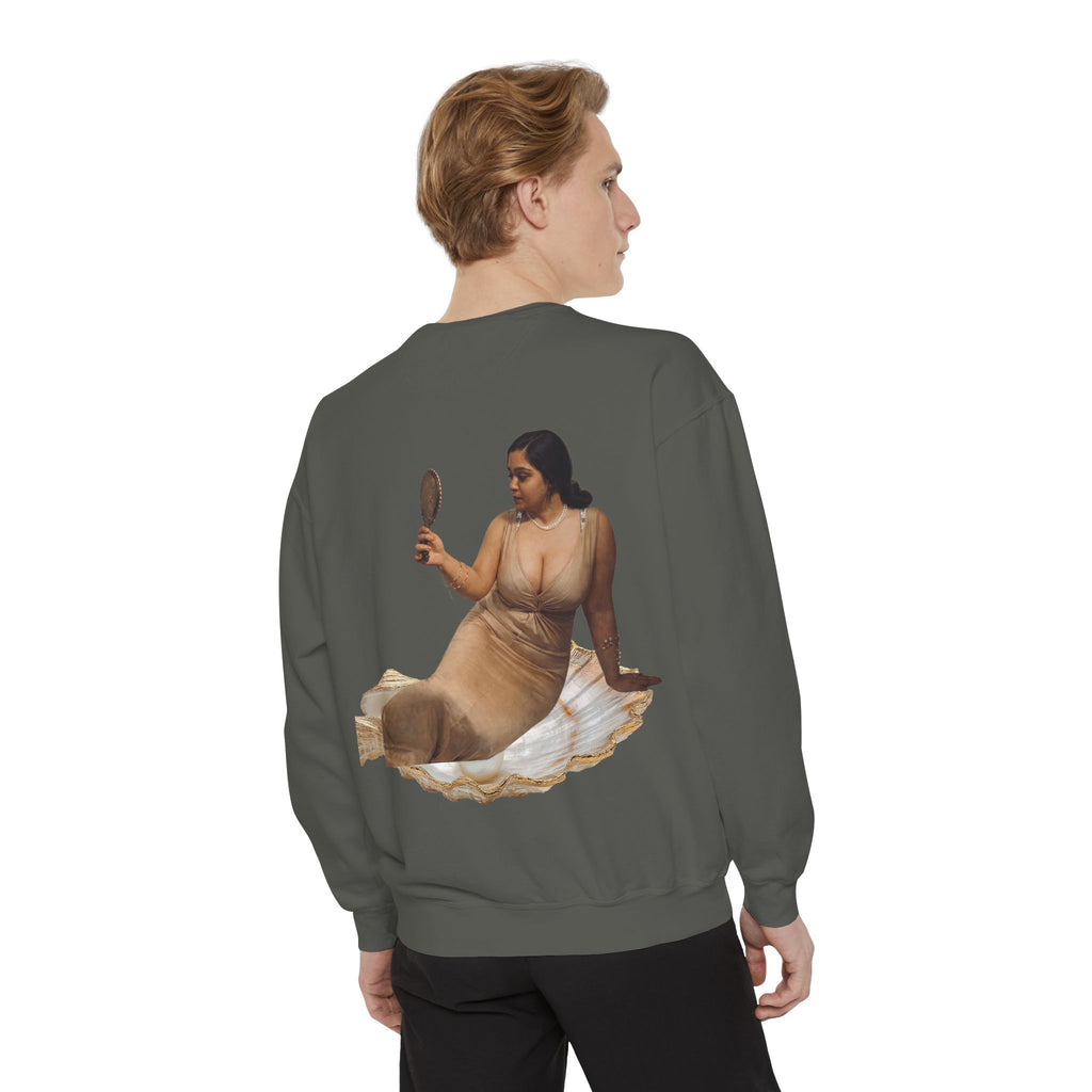 Sweatshirt — Vintage Muse Art Portrait Pullover