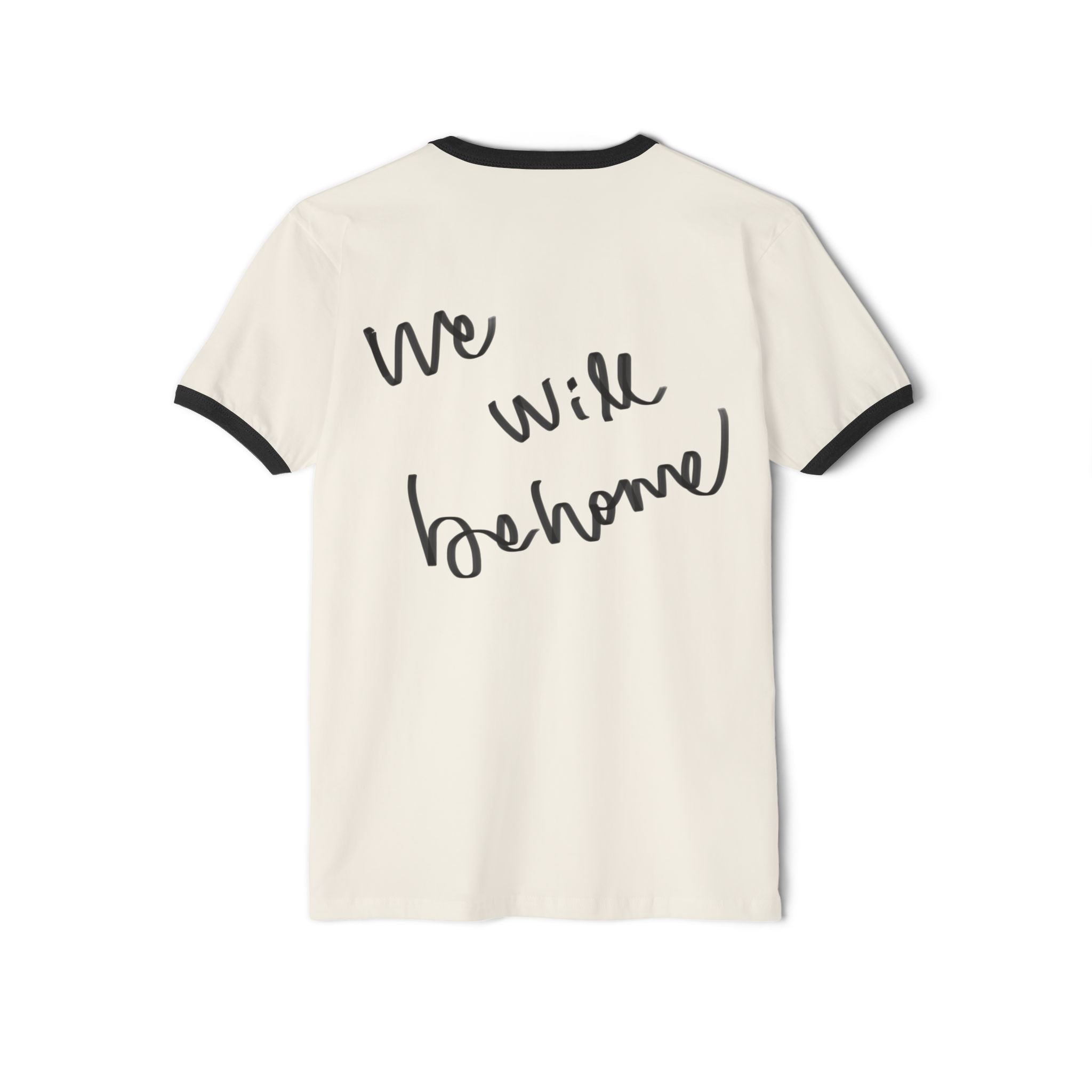 Vintage Glam Ringer Tee — "love, drashti shah" Signature Back