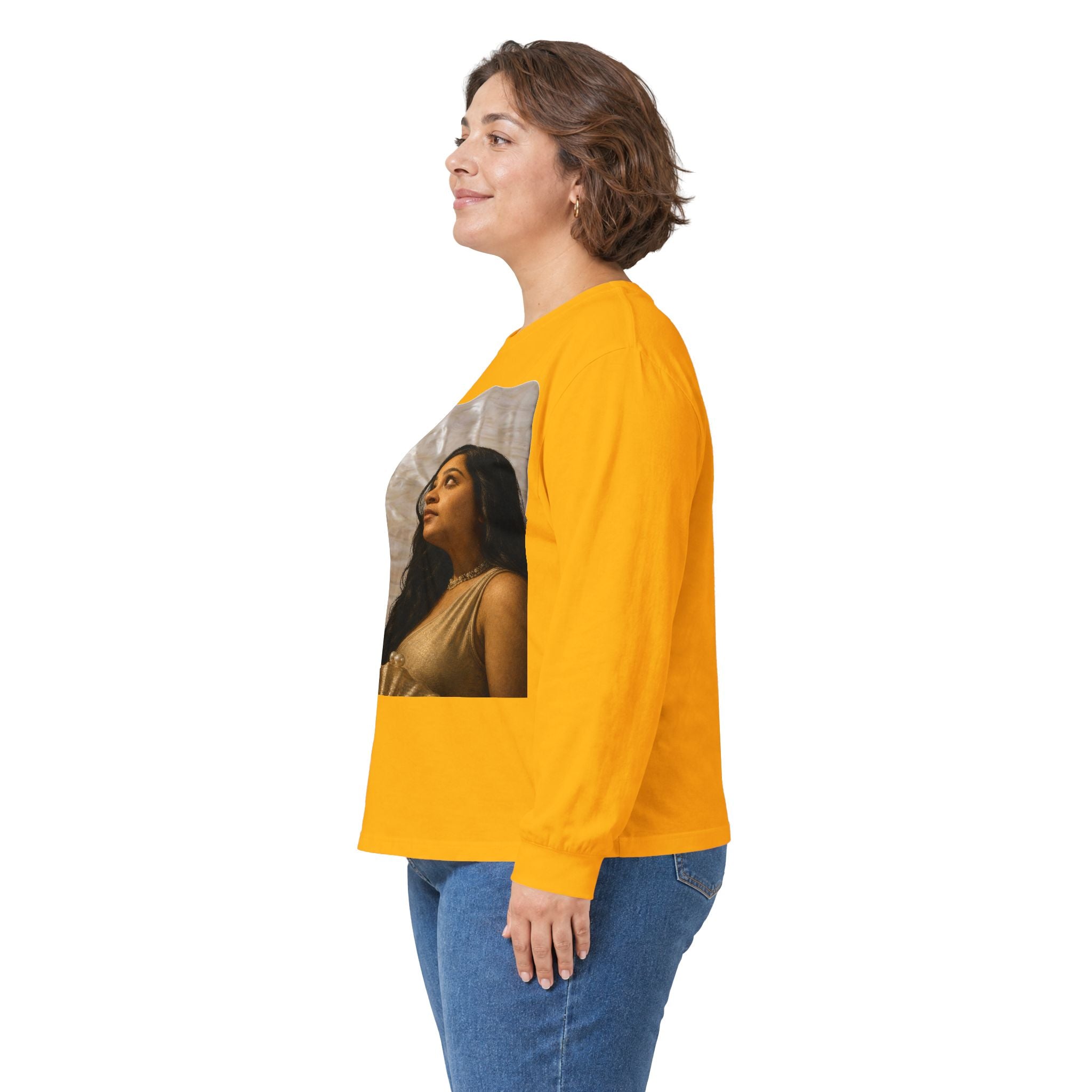 Long Sleeve Tee — "We Will Be Home" Portrait Graphic
