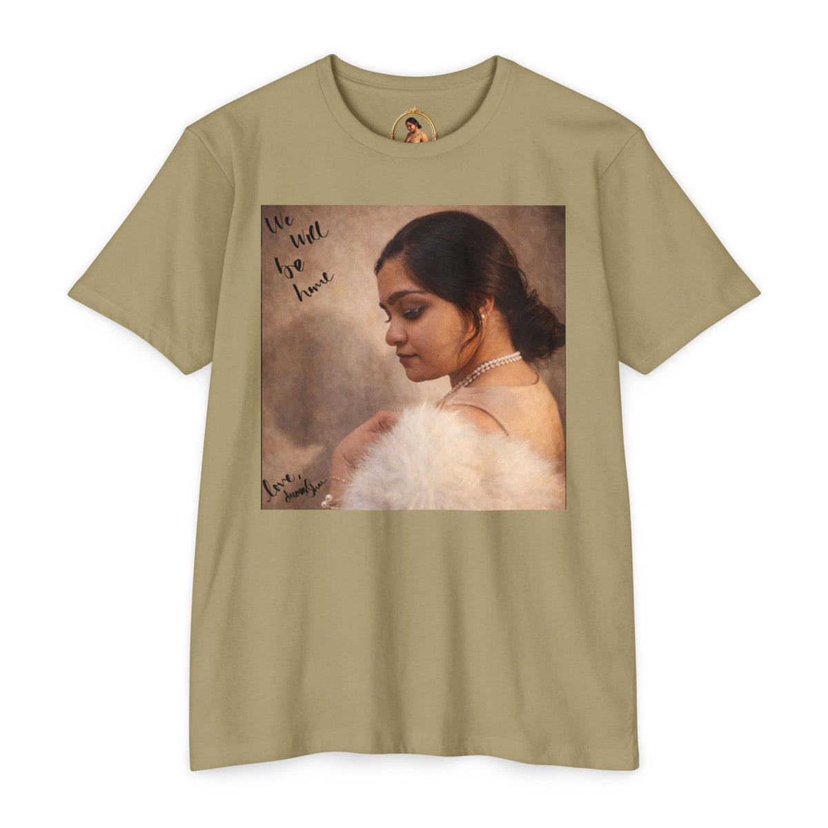 We Will Be Home Portrait Graphic T‑Shirt — Album Photo Tee