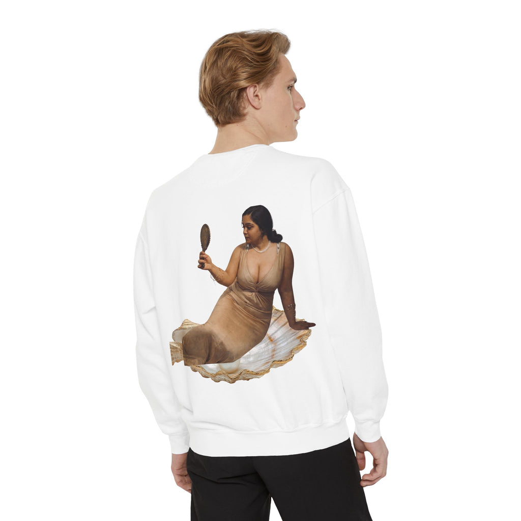 Sweatshirt — Vintage Muse Art Portrait Pullover