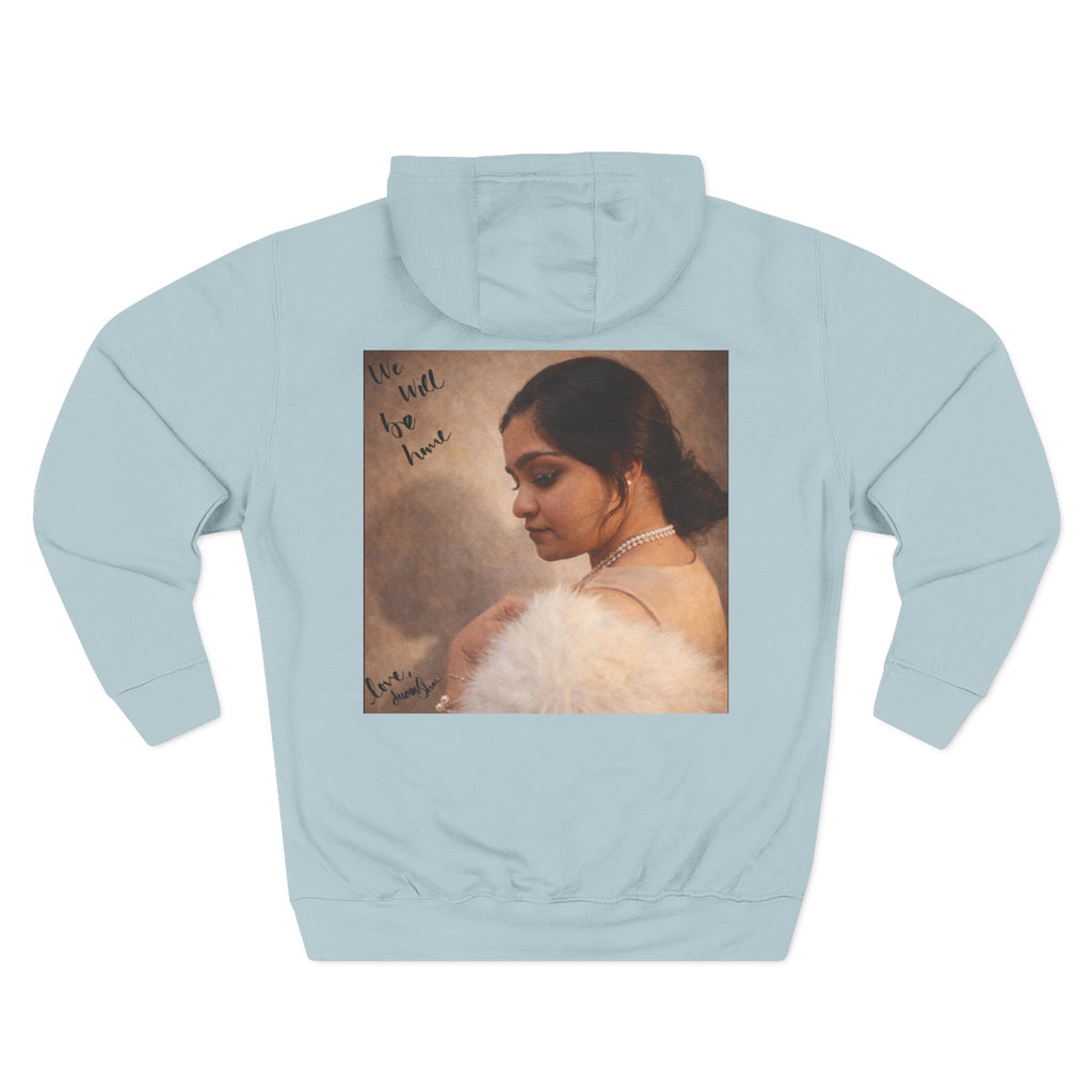 Portrait Hoodie — Vintage Frame Romantic Art Pullover