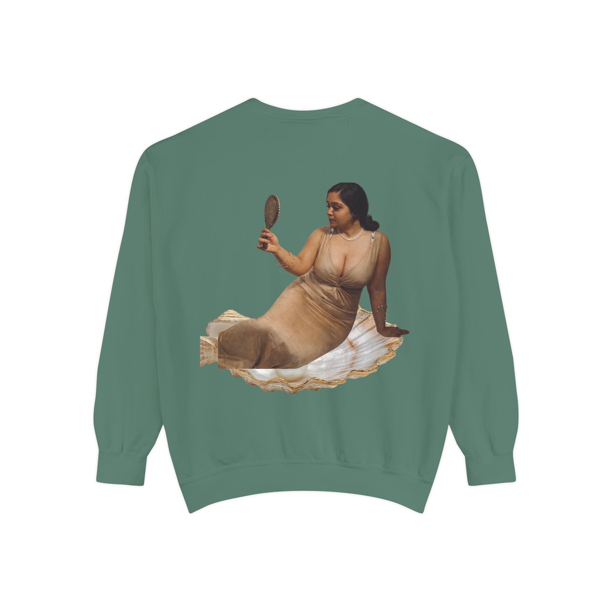 Sweatshirt — Vintage Muse Art Portrait Pullover