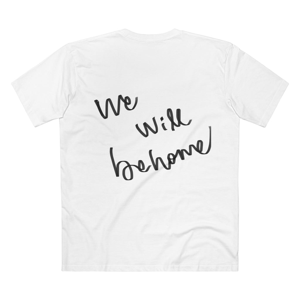T‑Shirt — Vintage Portrait Bubble with 'We Will Become' Script