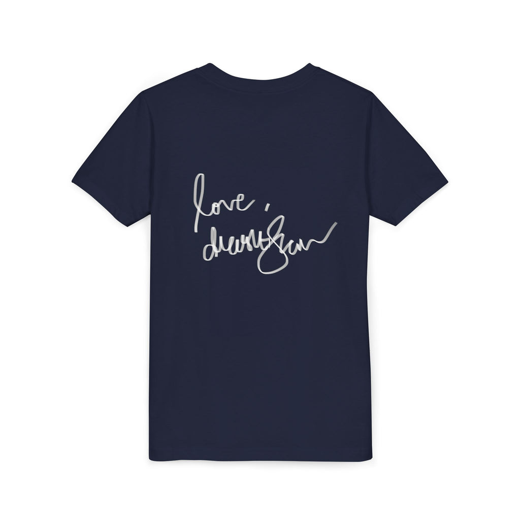 Drashti Youth Tee — Vintage Graphic with “We Will Be Home” Back Text