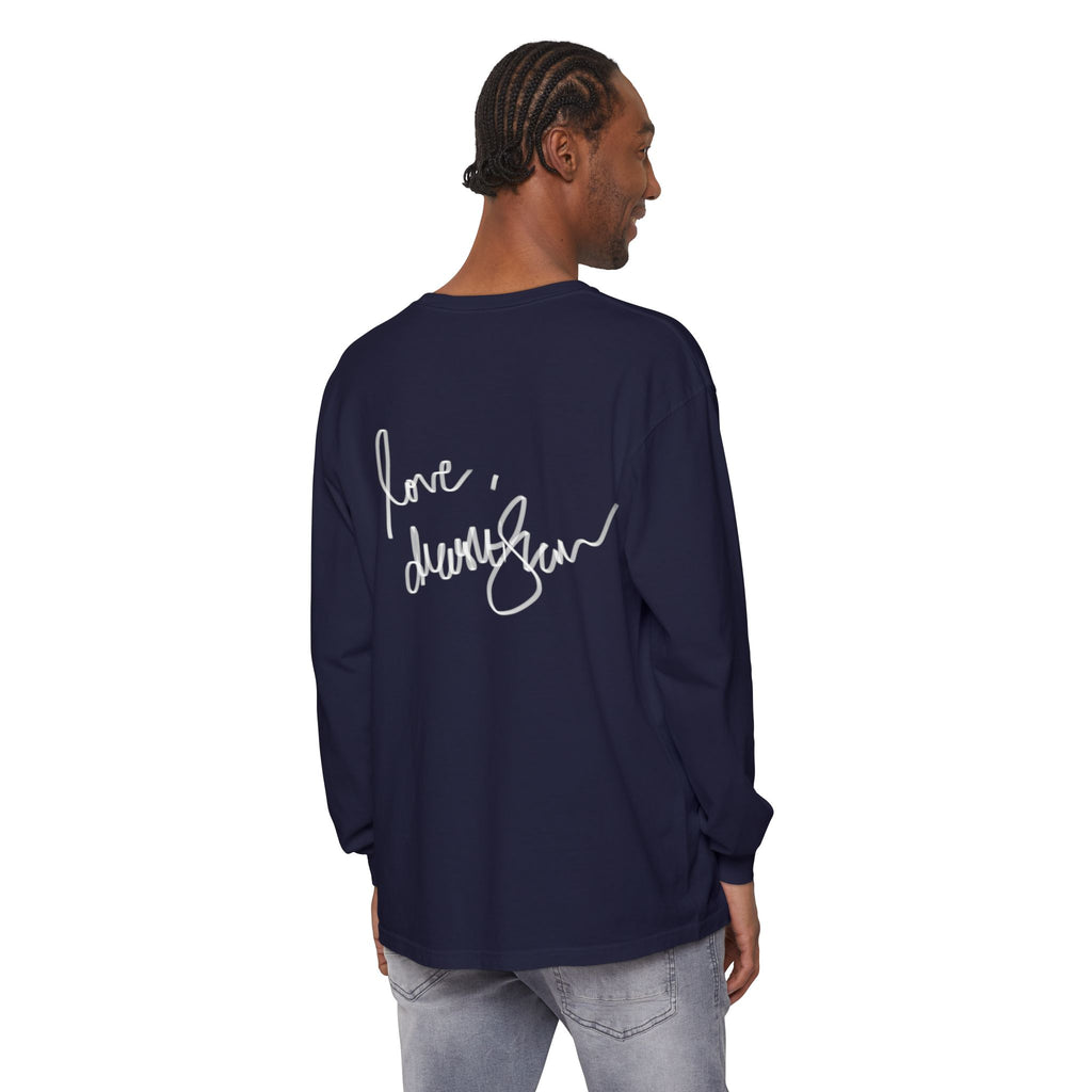 We Will Be Home Long Sleeve Tee — Floral Vintage Portrait Graphic