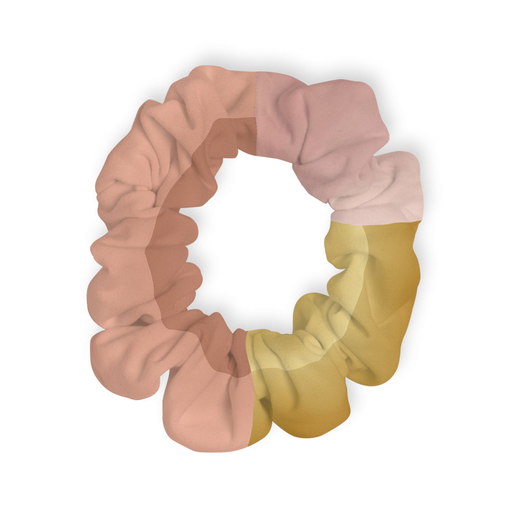 Ombre Rose Gradient Scrunchie — Soft Pink Hair Accessory