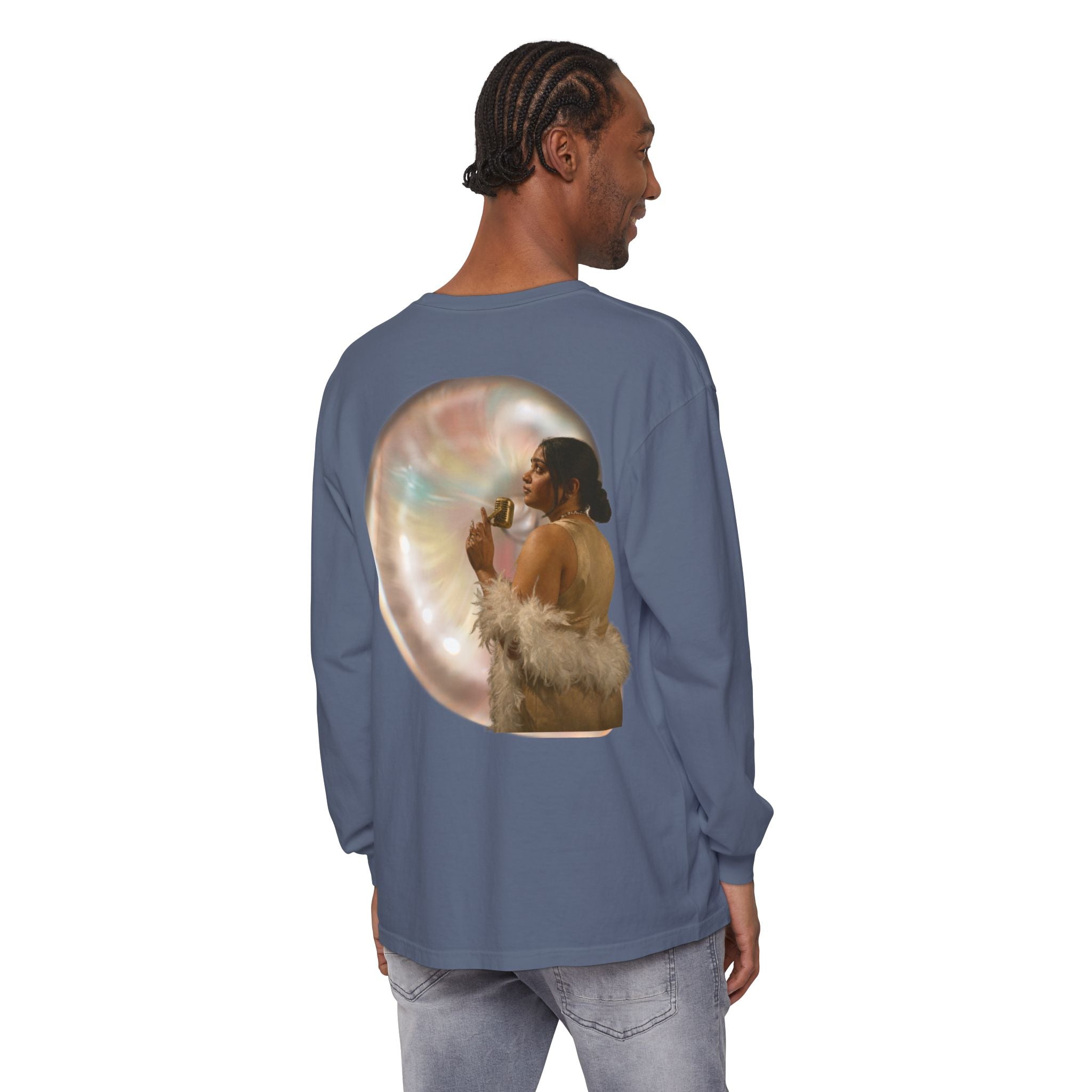 Unisex Garment-dyed Long Sleeve T-Shirt