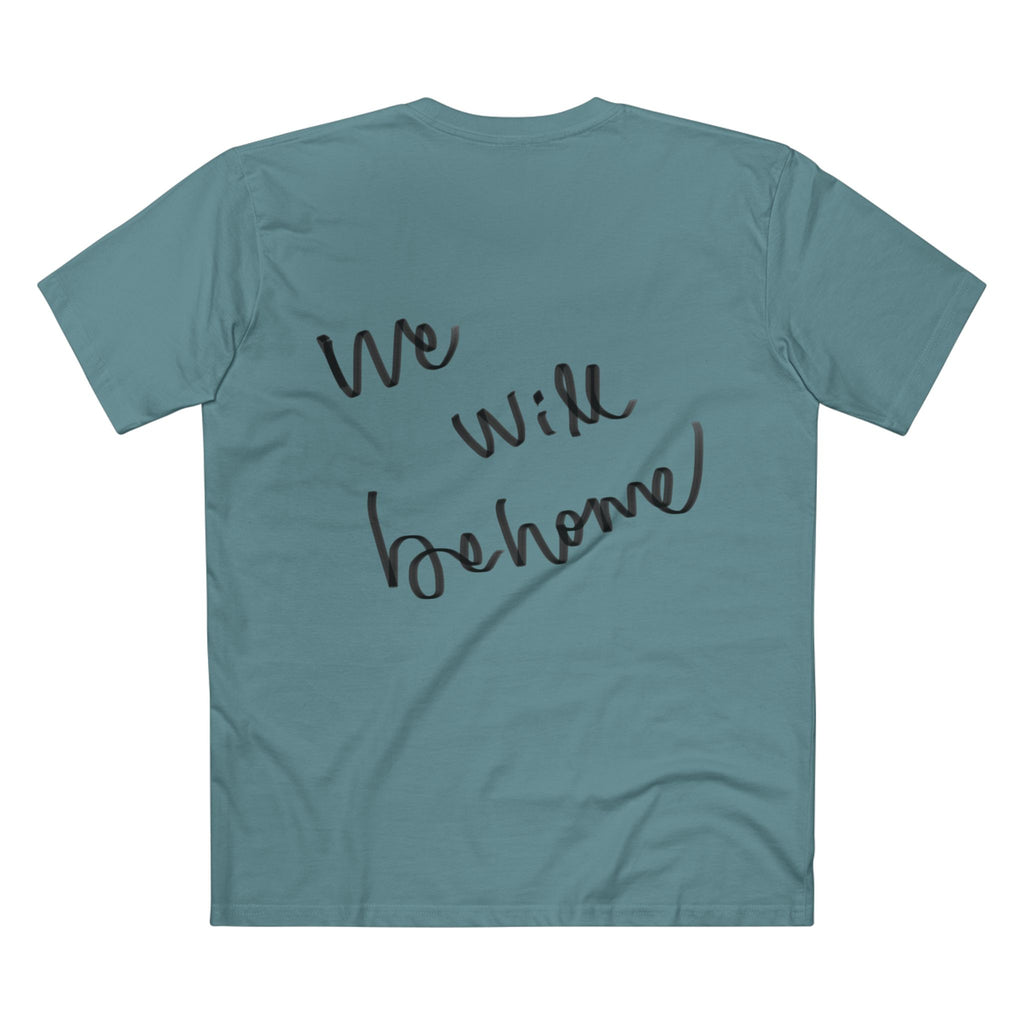 T‑Shirt — Vintage Portrait Bubble with 'We Will Become' Script
