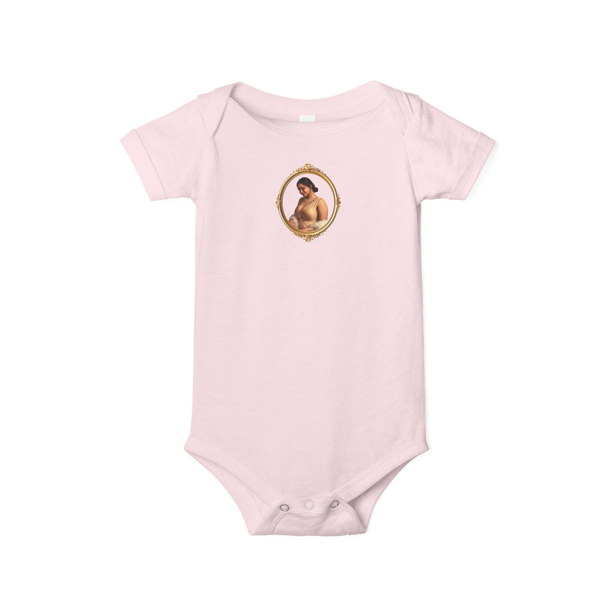 Drashti Infant Onesie with Vintage Cherub Portrait – Baby Bodysuit