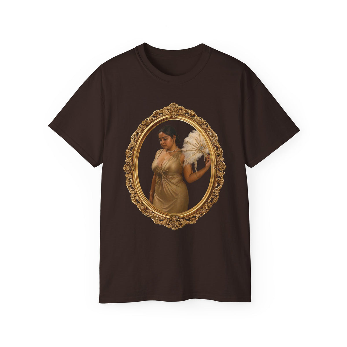 WWBH Portrait T-Shirt — Vintage Gold Framed Guardian Tee