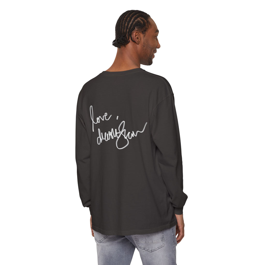 We Will Be Home Long Sleeve Tee — Floral Vintage Portrait Graphic