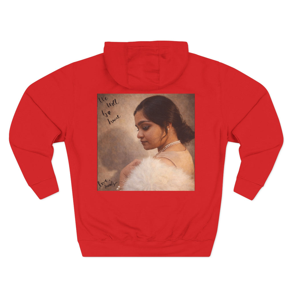 Portrait Hoodie — Vintage Frame Romantic Art Pullover