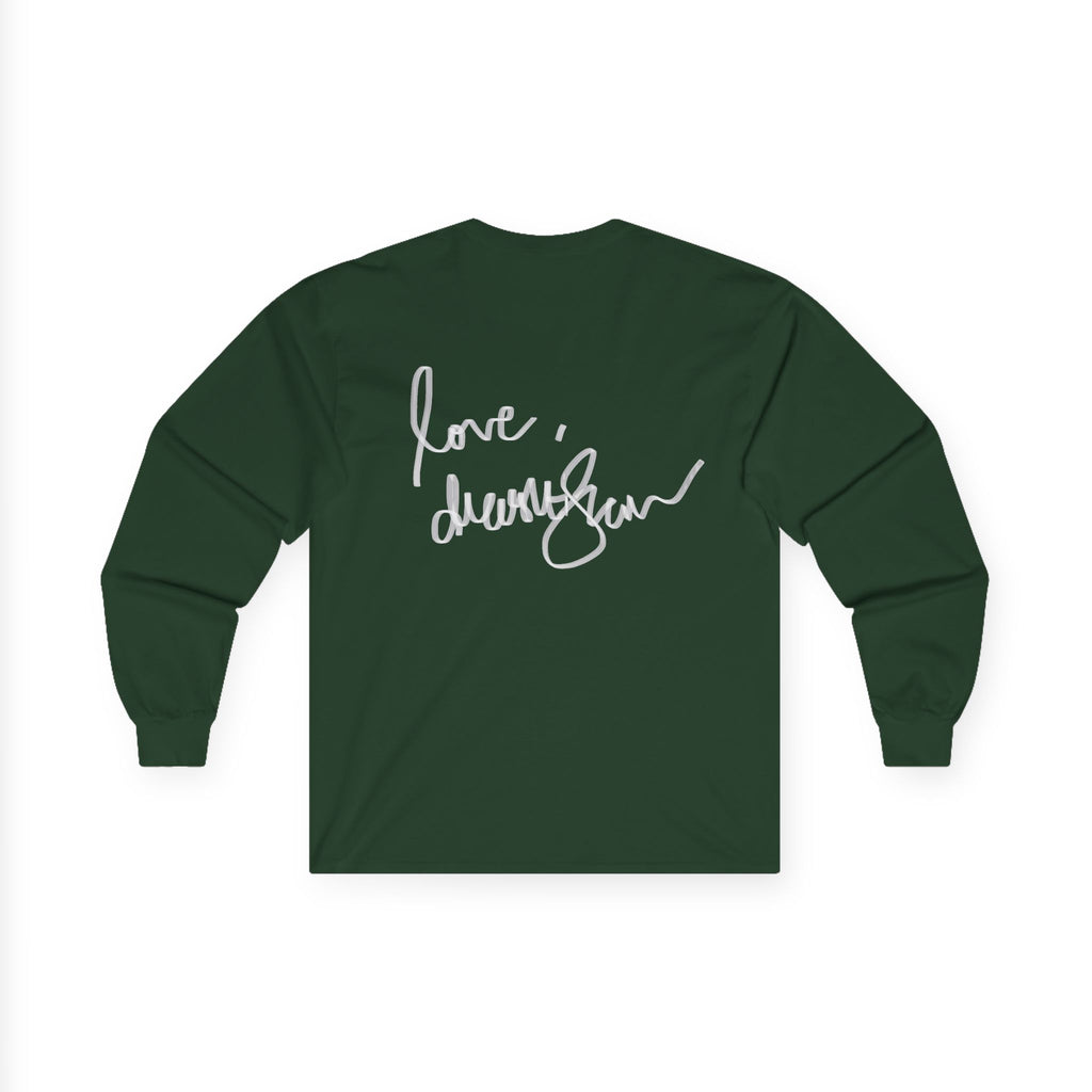 Long Sleeve Tee — "We Will Be Home" Portrait Graphic