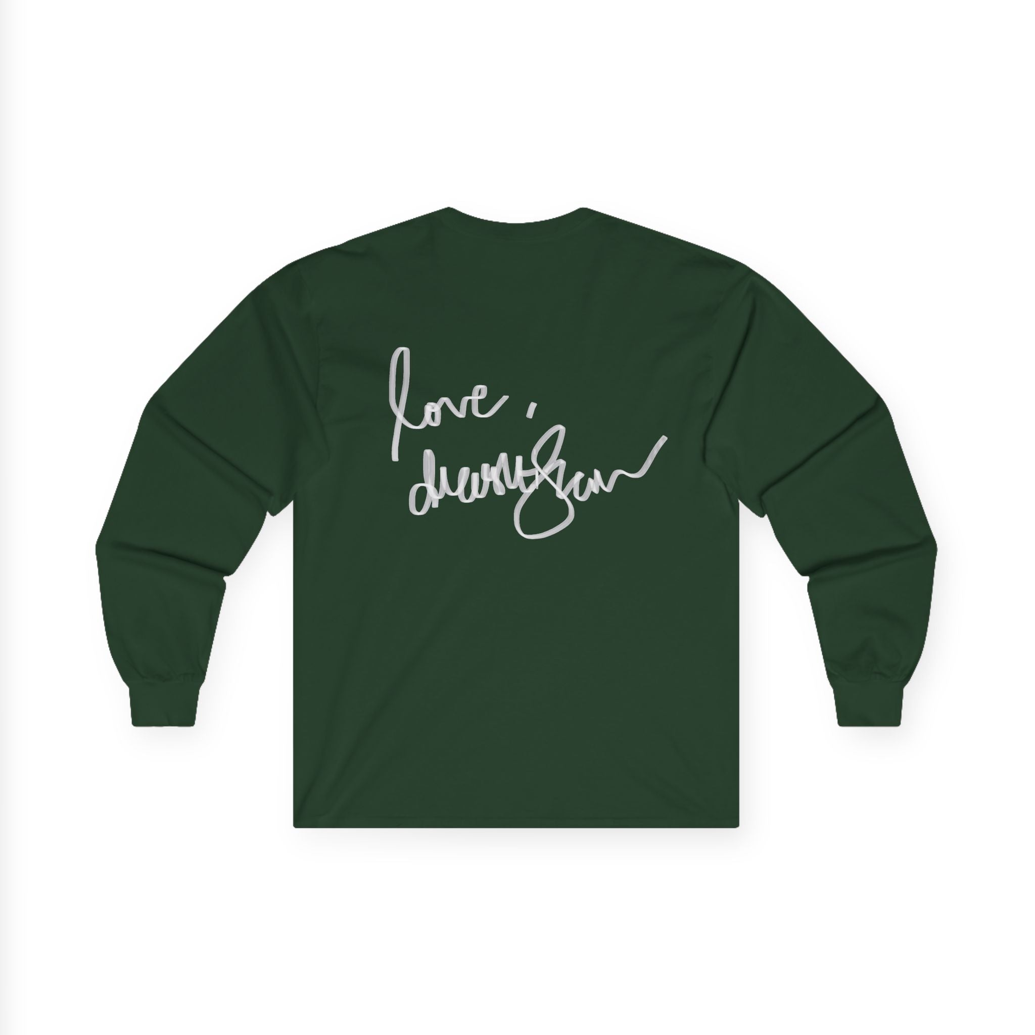 Long Sleeve Tee — "We Will Be Home" Portrait Graphic